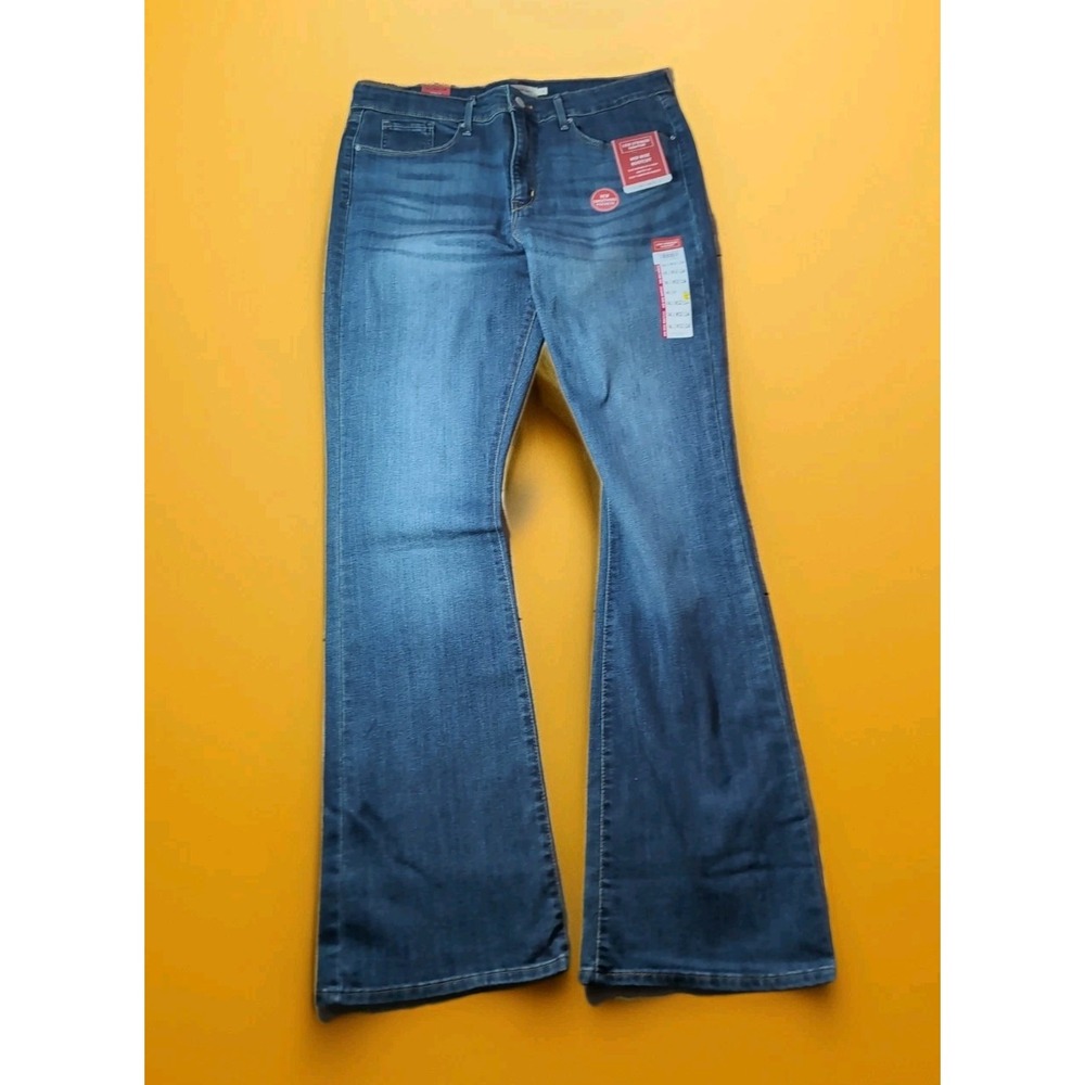 Levis Signature Mid Rise Bootcut Soft Stretch Nwt 10M Denim Blue